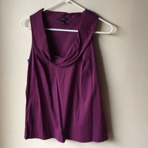 Ann Taylor Blouse with Crumb Catcher Neckline